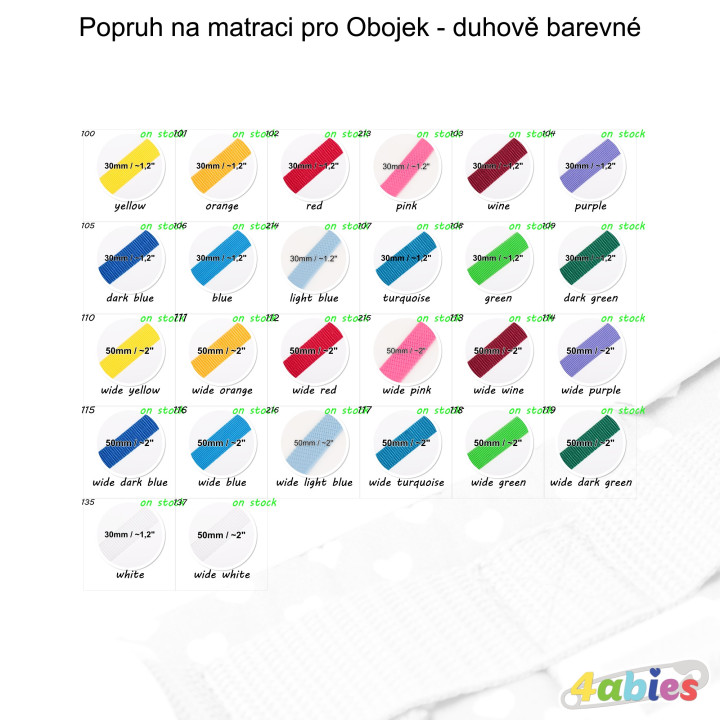 Mattress Strap for Adult Collar – Rainbow Edition