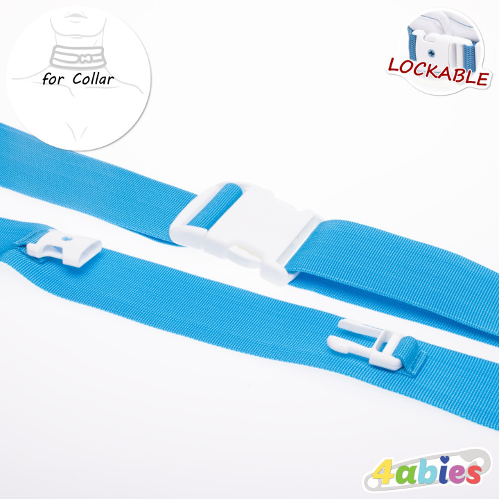 Lockable Mattress Strap for Adult Collar – Rainbow Edition