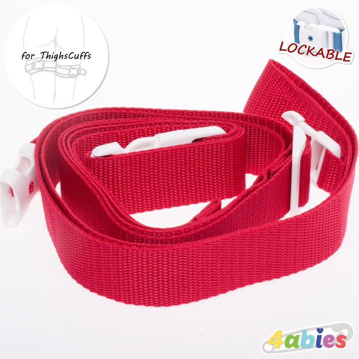 Lockable Mattress Strap for ThighCuffs – Rainbow Edition