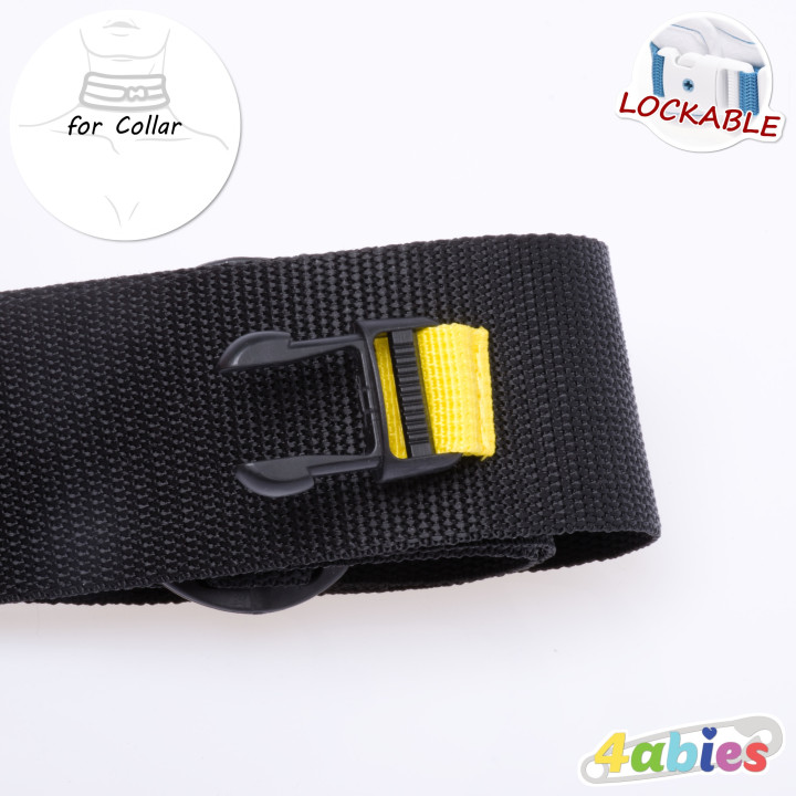 Lockable Mattress Strap for Adult Collar - Midnight Rainbow