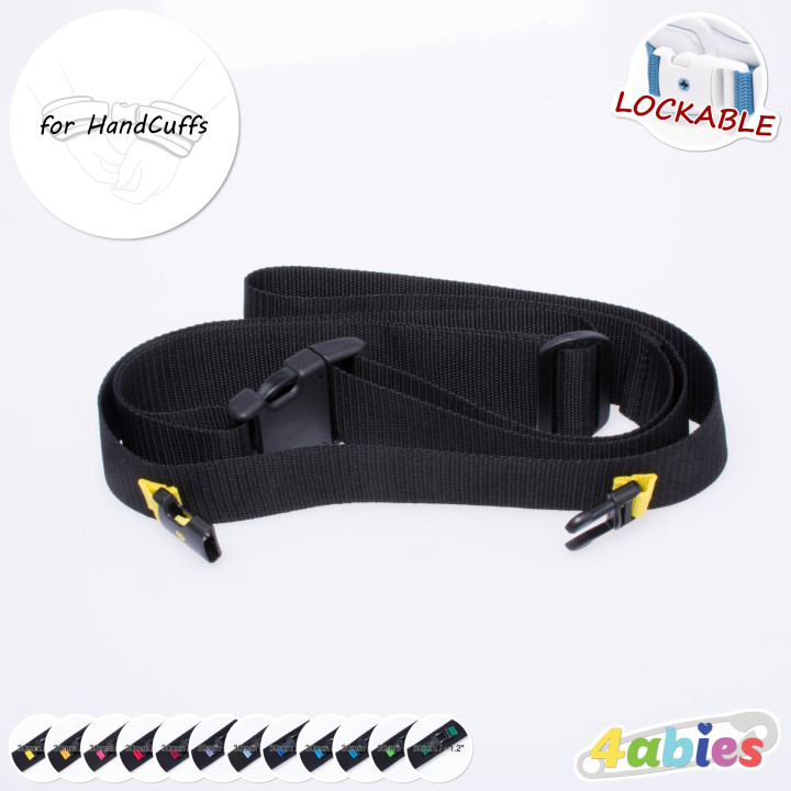 Lockable Mattress Strap for HandCuffs - Midnight Rainbow