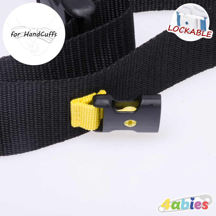 Lockable Mattress Strap for HandCuffs - Midnight Rainbow