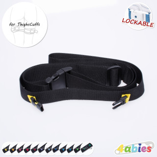 Lockable Mattress Strap for ThighCuffs - Midnight Rainbow