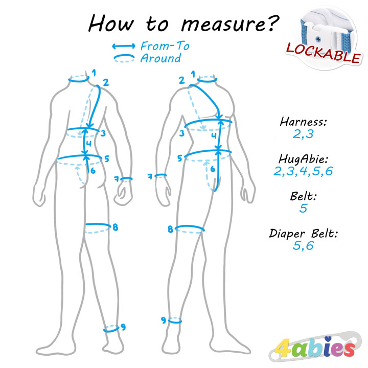 Lockable Diaper Belt - ABDL Classic. Soft, Secure, Timeless