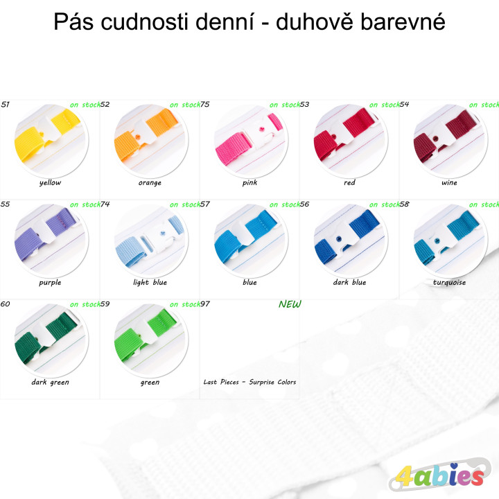 Lockable Chastity belt daily – Rainbow Edition