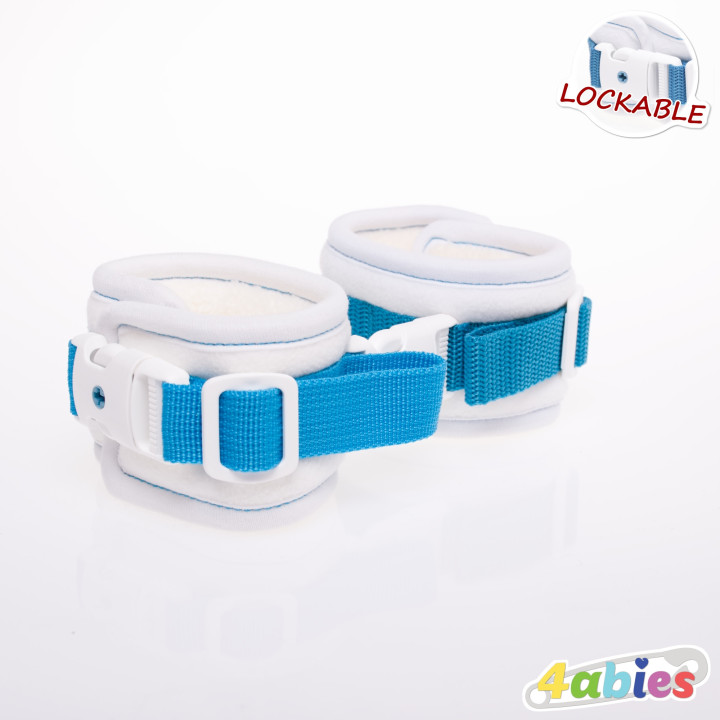 Lockable SoftHold Hand Cuffs – Gentle Restraint for Playful Control – Rainbow Edition