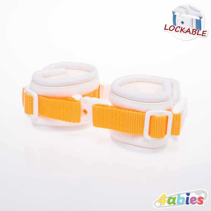 Lockable SoftHold Hand Cuffs – Gentle Restraint for Playful Control – Rainbow Edition