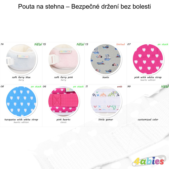 Pouta na stehna – Bezpečné držení bez bolesti