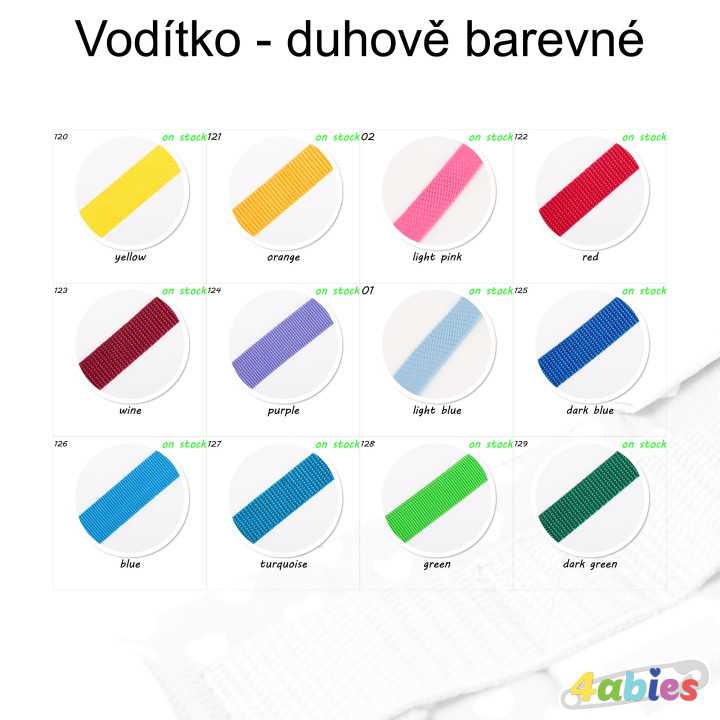 Vodítko - duhově barevné
