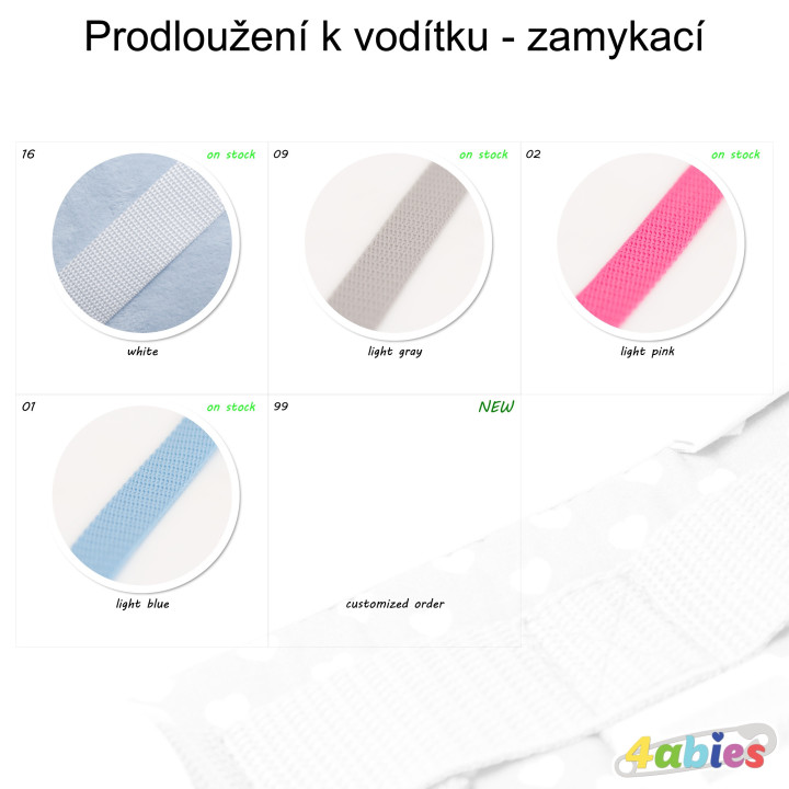 Prodloužení k vodítku - zamykací
