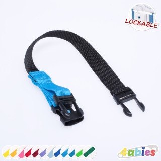 Lockable Extension for leash - Midnight Rainbow