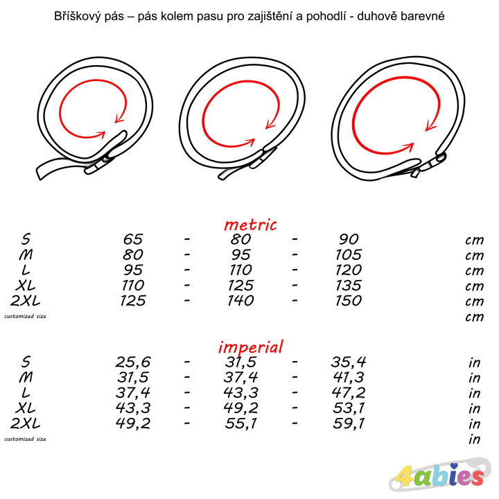 Lockable BellyHug – Waist Restraint Belt for Littles & ABDL Play – Rainbow Edition