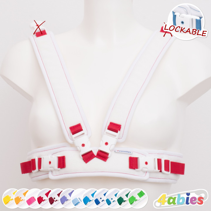 Lockable SnugFit Chest Harness – Gentle Upper Body Control – Rainbow Edition