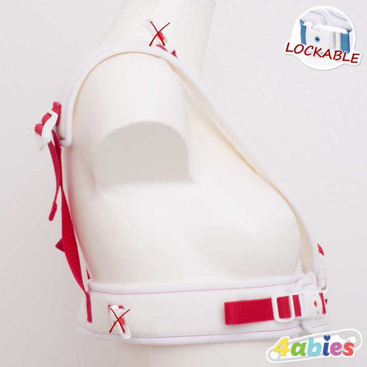 Lockable SnugFit Chest Harness – Gentle Upper Body Control – Rainbow Edition