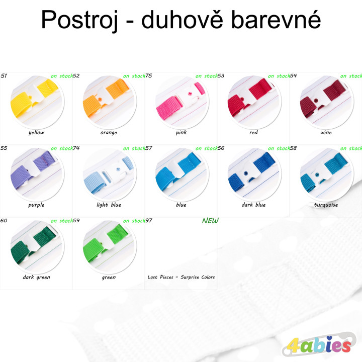 Postroj - duhově barevné