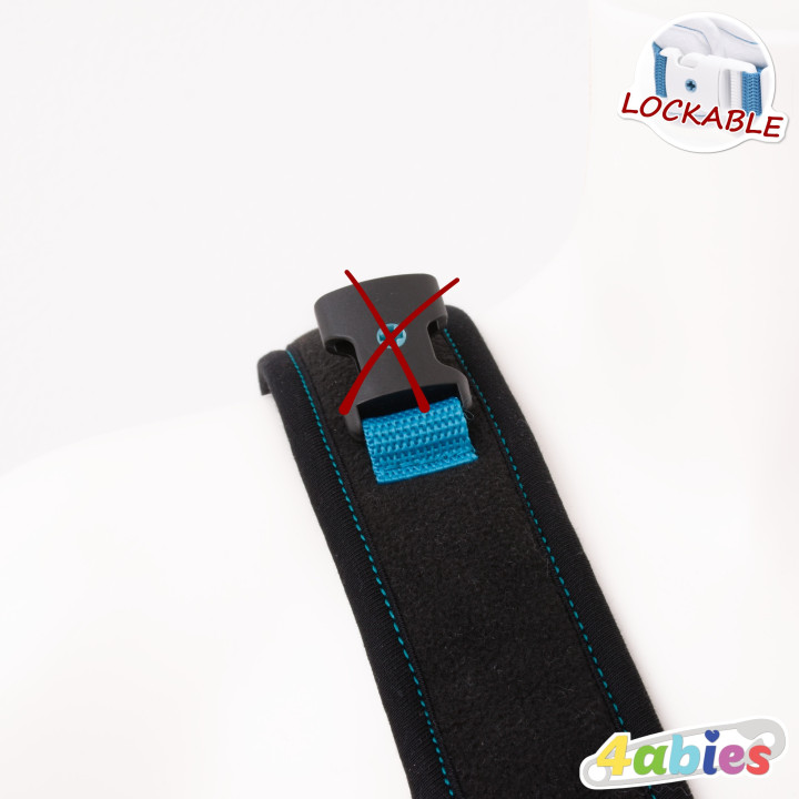 Lockable SnugFit Chest Harness – Gentle Upper Body Control - Midnight Rainbow