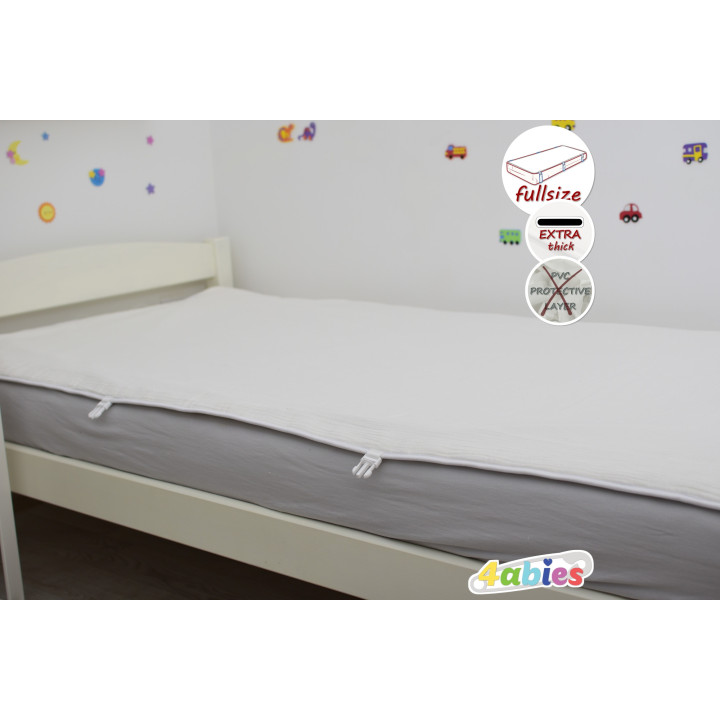 Mazlící podložka – bavlněná vrstva pro klidný spánek – bez PVC vložky - celoplošné