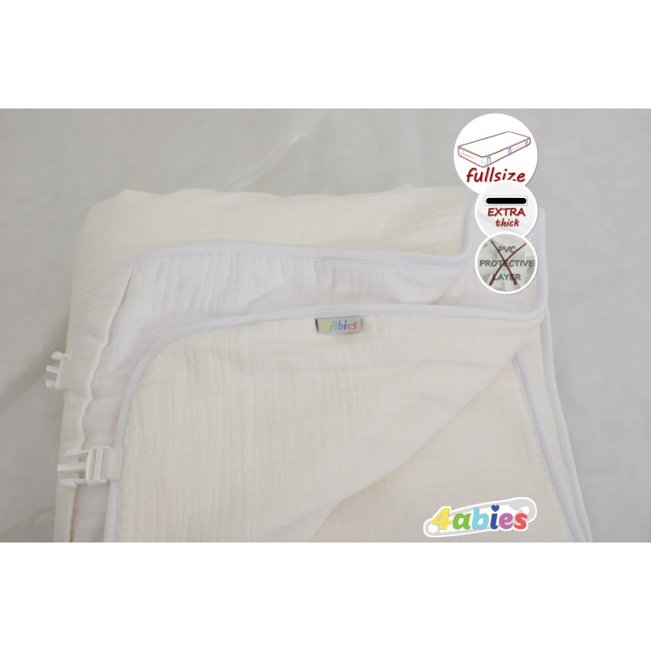 CuddlePad – Soft Cotton Layer for Cozy Sleep – cotton only - full coverage