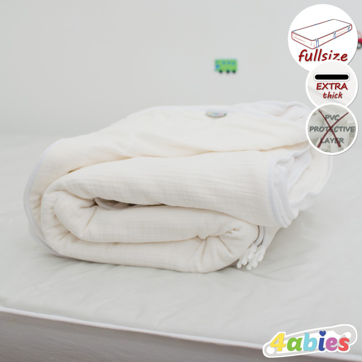 CuddlePad – Soft Cotton Layer for Cozy Sleep – cotton only - full coverage