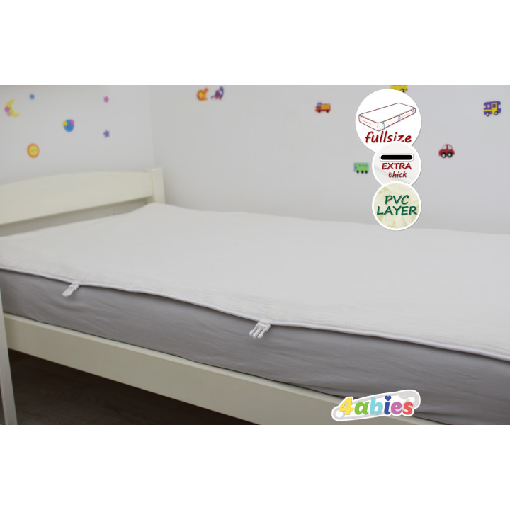 CuddlePad – Soft Cotton Layer for Cozy Sleep with PVC layer - full coverage