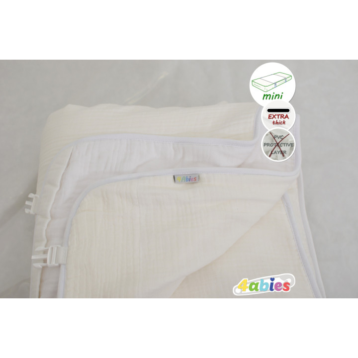 Mazlící podložka – bavlněná vrstva pro klidný spánek – bez PVC vložky - částečné