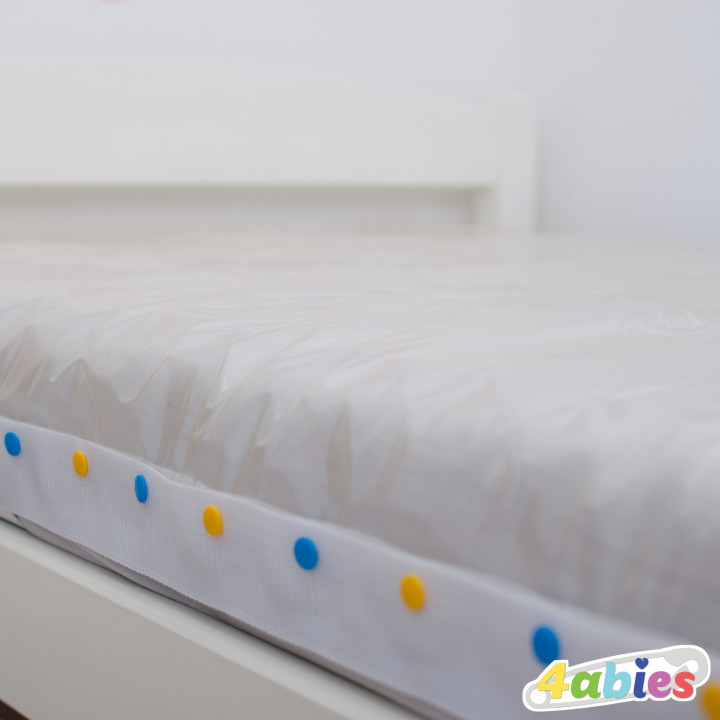 CrinkleSheet – PVC Bed Cover with Straps for Secure Sensory Play - spare PVC