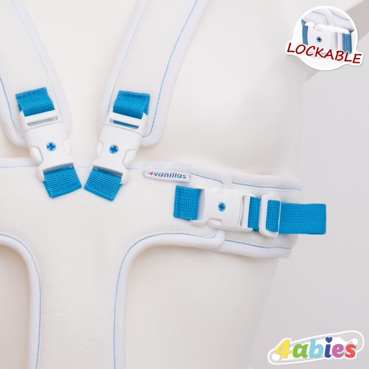 Celotělový postroj - duhově barevné