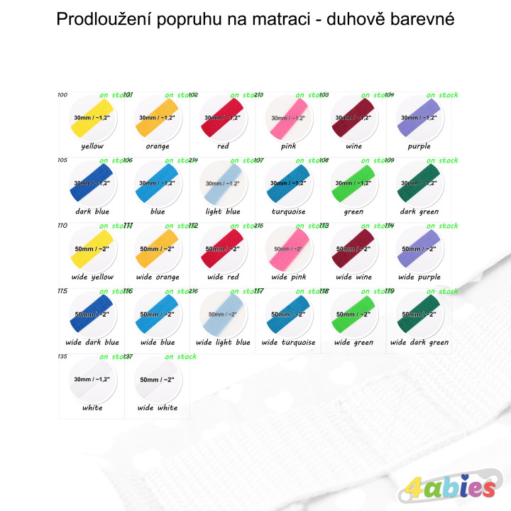 Mattress Strap Extension – Rainbow Edition