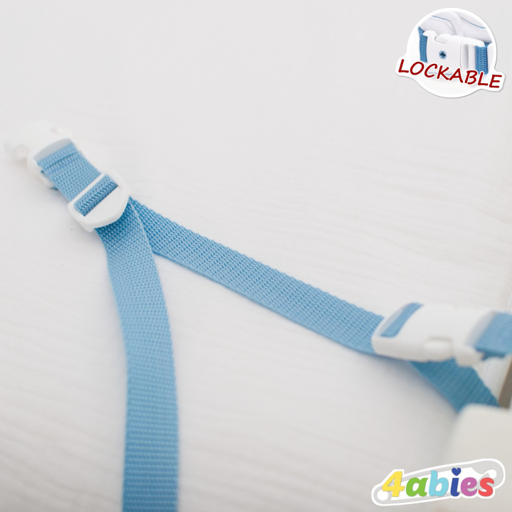 Lockable Pair of Straps for Bed