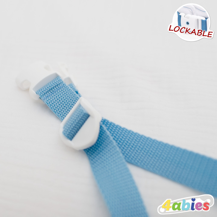 Lockable Pair of Straps for Bed