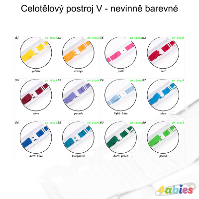 Celotělový postroj V - nevinně barevné