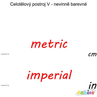 Celotělový postroj V - nevinně barevné