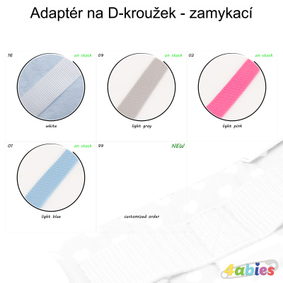 Adaptér na D-kroužek - zamykací