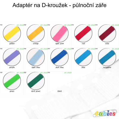 Adaptér na D-kroužek - půlnoční záře