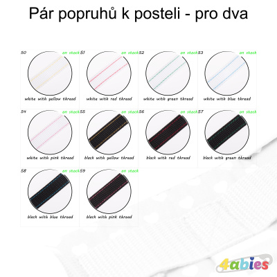 Pár popruhů k posteli - pro dva