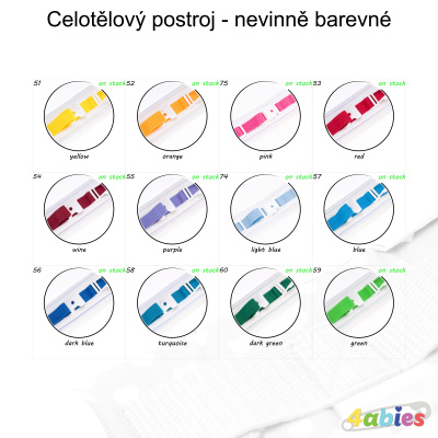 Celotělový postroj - nevinně barevné