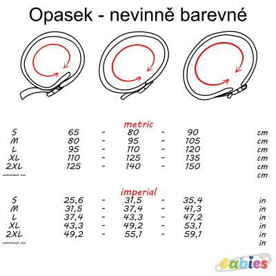 Opasek - nevinně barevné