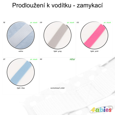 Prodloužení k vodítku - zamykací