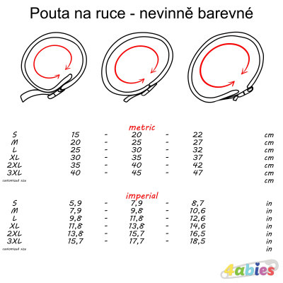 Pouta na ruce - nevinně barevné