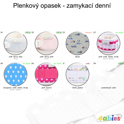 Plenkový opasek - zamykací denní