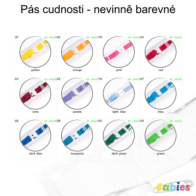 Pás cudnosti - nevinně barevné