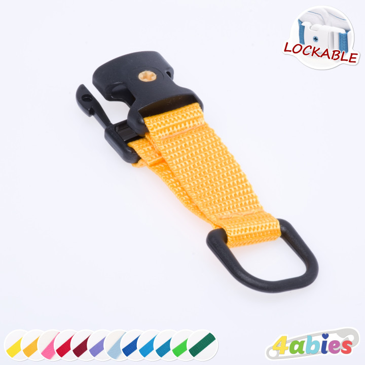 Lockable D-Ring Adaptor - Midnight Rainbow