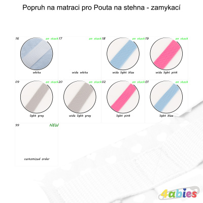 Popruh na matraci pro Pouta na stehna - zamykací