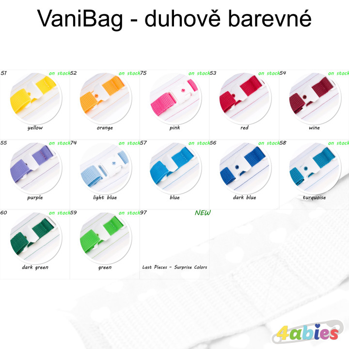 VaniBag - duhově barevné