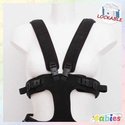 Lockable Full Body Harness V - Innocent Rainbow - 4abies