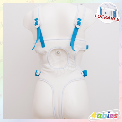 Lockable Full Body Harness V - Innocent Rainbow - 4abies