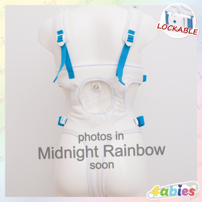 Lockable Full Body Harness V - Midnight Rainbow - 4abies