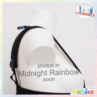 Lockable Full Body Harness V - Midnight Rainbow - 4abies