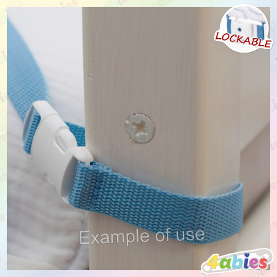 Lockable Pair of Straps for Bed - 4abies