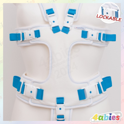 Lockable Full Body Harness - Innocent Rainbow - 4abies